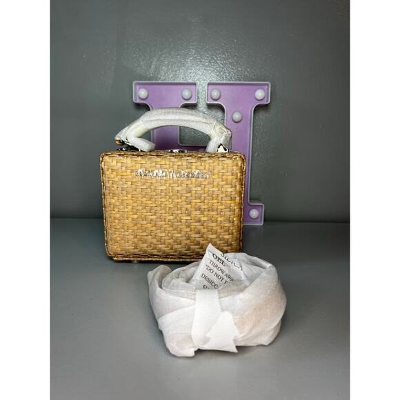 Brandon Blackwood Straw Wicker MINI KENDRICK TRUNK Gen 1 - Picture 9 of 10